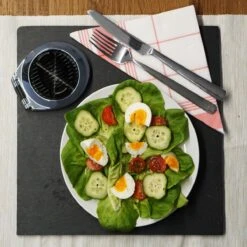 Multifunctionele Eiersnijder - RVS - Zwart/Zilver -Kookgerei Koning Verkoop 1200x1200 1683