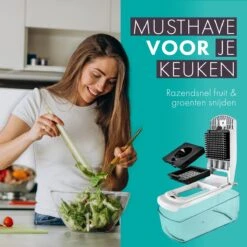 Cavos - Multifunctionele Groentesnijder - Mandoline - Uiensnijder - Frietsnijder - Rasp - Vlijmscherp - BPA-vrij 11 Cavos - Multifunctionele Groentesnijder - Mandoline - Uiensnijder - Frietsnijder - Rasp - Vlijmscherp - BPA-vrij -Kookgerei Koning Verkoop 1200x1200 1707