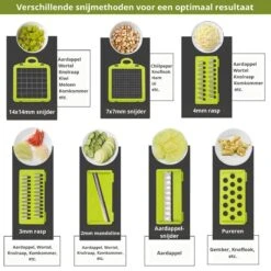 Merkloos Groentesnijder - Groentehakker - Multifunctioneel - Snijmachine Groenten En Fruit - Handmatig - Mandoline - Uiensnijder - Keukensnijder - Fruitsnijder 8 Merkloos Groentesnijder - Groentehakker - Multifunctioneel - Snijmachine Groenten En Fruit - Handmatig - Mandoline - Uiensnijder - Keukensnijder - Fruitsnijder -Kookgerei Koning Verkoop 1200x1200 1735