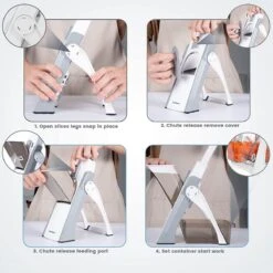 Ntech Mandoline Groentesnijder Keukensnijder – Mandoline Snijmachine -Handmatig –Schijfjes / Blokjes / Reepjes / Julliene - Friteuse Aardappelsnijder 18 Ntech Mandoline Groentesnijder Keukensnijder – Mandoline Snijmachine -Handmatig –Schijfjes / Blokjes / Reepjes / Julliene - Friteuse Aardappelsnijder -Kookgerei Koning Verkoop 1200x1200 1760