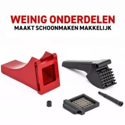 Merkloos Frietsnijder - Patatsnijder - Groentesnijder - Roestvrijstalen Snijrooster - Raspen, Schillers & Snijders - Rood 9 Merkloos Frietsnijder - Patatsnijder - Groentesnijder - Roestvrijstalen Snijrooster - Raspen, Schillers & Snijders - Rood -Kookgerei Koning Verkoop 1200x1200 1764