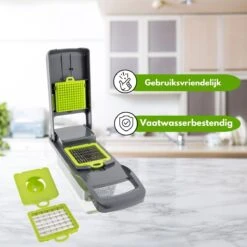 Luxoo Groentesnijder Multifunctioneel - Mandoline - Groentensnijder - Keukensnijder -Kookgerei Koning Verkoop 1200x1200 1767