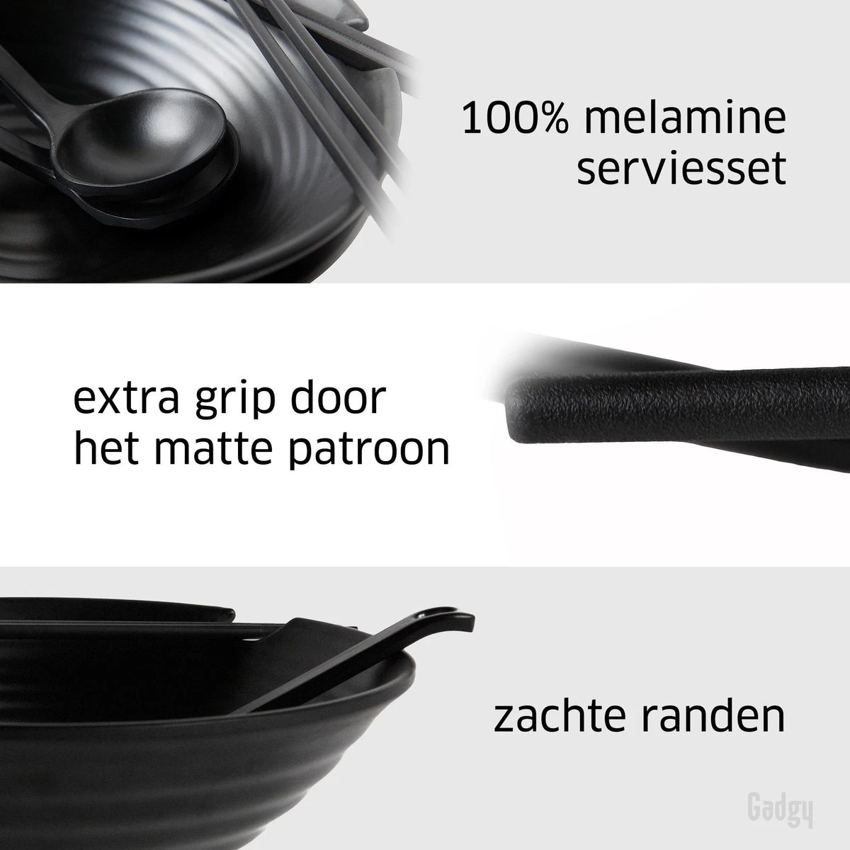 Gadgy Noodle Kom Set - 2 Kommen, 2 Paar Eetstokjes En 2 Lepels - Noodle Bowl - Japans Servies 3 Gadgy Noodle Kom Set - 2 Kommen, 2 Paar Eetstokjes En 2 Lepels - Noodle Bowl - Japans Servies - Afbeelding 3