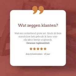 Gustuine Mandoline Keukensnijder - Multifunctionele Groentesnijder & Frietsnijder - Rasp & Kaasrasp - Incl. E-Book -Kookgerei Koning Verkoop 1200x1200 1804