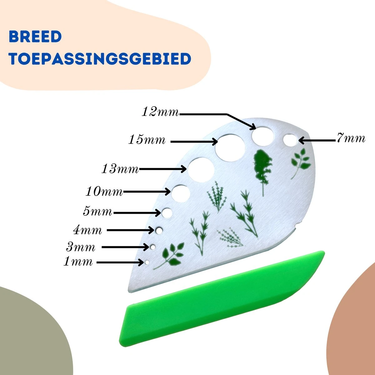Merkloos Kruidenstripper- RVS Kruidensnijder- Herb Stripper- Cutter- Multifunctionele Roestvrijstalen, Keukengerei, Keukenaccessoires- Tool- Groentesnijder 7 Merkloos Kruidenstripper- RVS Kruidensnijder- Herb Stripper- Cutter- Multifunctionele Roestvrijstalen, Keukengerei, Keukenaccessoires- Tool- Groentesnijder - Afbeelding 7