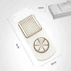 HGMD® Eiersnijder 2 In 1 - Wit - Roestvrij Staal - Vaatwasser Bestendig - Champignonsnijder - Eiersnijder Rvs - Eiersnijder Vaatwasserbestendig -Kookgerei Koning Verkoop 1200x1200 1844