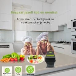 Bymouna - Groentesnijder - Uiensnijder - Spiraalsnijder - Frietsnijder - Rasp - Instelbaar - Kunststof - BPA Vrij - Mandoline Keukensnijder - Alles Snijder - Chopper - Multifunctionele Groentesnijder - 14 Delig 15 Bymouna - Groentesnijder - Uiensnijder - Spiraalsnijder - Frietsnijder - Rasp - Instelbaar - Kunststof - BPA Vrij - Mandoline Keukensnijder - Alles Snijder - Chopper - Multifunctionele Groentesnijder - 14 Delig -Kookgerei Koning Verkoop 1200x1200 1847