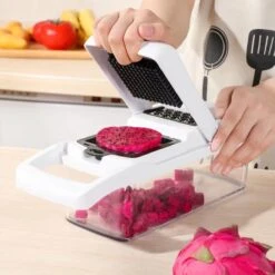 Mmoods Luxe Mandoline - Groentesnijder Voor Keuken - Keukensnijder Voor Groenten En Fruit - Groentesnijder - 19 Instelbare Raspen - Uiensnijder - Spiraalsnijder - Frietsnijder -Kookgerei Koning Verkoop 1200x1200 1854