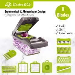 Gastro & Co® 8-Delige Mandoline - Multifunctionele Groentesnijder Inclusief Eiwitscheider & Schoonmaakborstel - Groente & Fruit Snijder - Julienne Keukensnijder - Keuken Snijmachine - Fruitsnijder - Uiensnijder - Patatsnijder - Frietsnijder 15 Gastro & Co® 8-Delige Mandoline - Multifunctionele Groentesnijder Inclusief Eiwitscheider & Schoonmaakborstel - Groente & Fruit Snijder - Julienne Keukensnijder - Keuken Snijmachine - Fruitsnijder - Uiensnijder - Patatsnijder - Frietsnijder -Kookgerei Koning Verkoop 1200x1200 1920