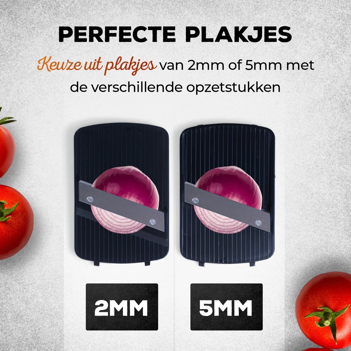 Estus QuickSlicer Mandoline Keukensnijder - Groentesnijder - Uiensnijder - Spiraalsnijder - Roestvrij Staal - Vingerbeschermer - 6 Opzetstukken 5 Estus QuickSlicer Mandoline Keukensnijder - Groentesnijder - Uiensnijder - Spiraalsnijder - Roestvrij Staal - Vingerbeschermer - 6 Opzetstukken - Afbeelding 5