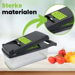 Acestore - Luxe Groentesnijder + Gratis E-Book! - Keukensnijder - Keukenmachine - Mandoline Slicer - Multifunctioneel - 12 In 1 -Met Opvangbak -Kookgerei Koning Verkoop 1200x1200 1933