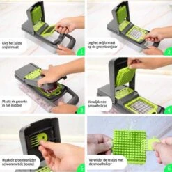 Mandoline - Groentesnijder - Groentehakker - Multifunctioneel - Snijmachine Groenten En Fruit - Uiensnijder - Keukensnijder - Fruitsnijder -Kookgerei Koning Verkoop 1200x1200 1964