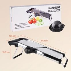 Chef’s Palace Multifunctionele Groentesnijder - Keukenmandoline - Mandoline Slicer - Keukensnijder - Uiensnijder & Frietsnijder - RVS -Kookgerei Koning Verkoop 1200x1200 1966