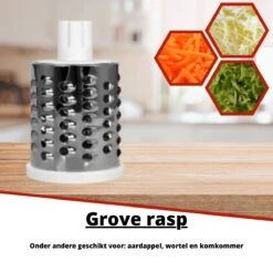 Mandoline Groentesnijder- Slicer Dicer - Rasper - Keukensnijder - Kaasrasp – Trommelrasp - Rood 12 Mandoline Groentesnijder- Slicer Dicer - Rasper - Keukensnijder - Kaasrasp – Trommelrasp - Rood -Kookgerei Koning Verkoop 1200x1200 1978