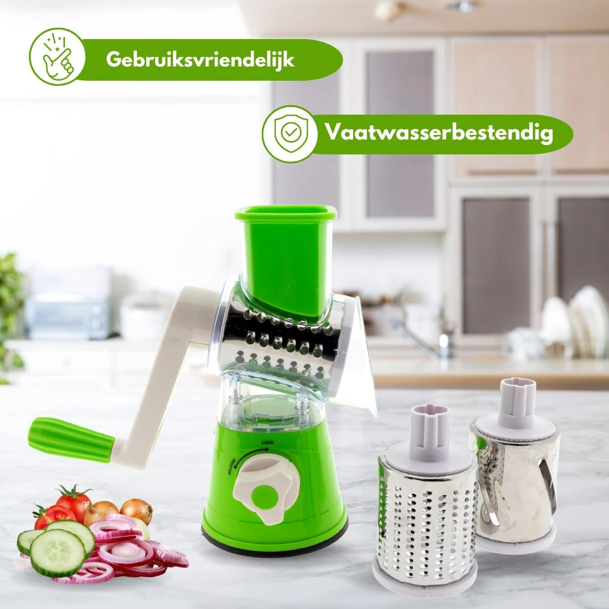 Luxoo Groentesnijder Multifunctioneel 5 Luxoo Groentesnijder Multifunctioneel - Afbeelding 5