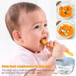 Doogo® Groentesnijder Met Trekkoord – Hakmolen – 900 ML – Groentehakker – Kruidenmolen – Uiensnijder – Blauw -Kookgerei Koning Verkoop 1200x1200 2127