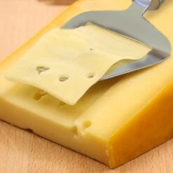 RVS Zilver Kaasschaaf - Multifunctioneel - Voor Jonge Kaas- Cheese Slicer- Met Ophangoog- -Kookgerei Koning Verkoop 1200x1200 2141