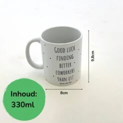 Merkloos Afscheidsmok | Afscheid Collega | Koffiemok | Mok 300 Ml | Mok | Keramische Mok -Kookgerei Koning Verkoop 1200x1200 215