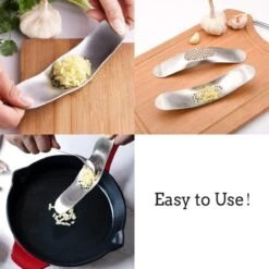 Knoflookpers - Compact - Eenvoudig Knoflook Persen - RVS - Zilver -Kookgerei Koning Verkoop 1200x1200 2188