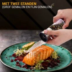 Pepermolen - Peper En Zoutmolen Set - Comfortabele Grip - Stevig Materiaal -Kookgerei Koning Verkoop 1200x1200 2335
