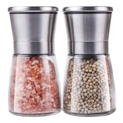 Peper En Zoutmolen Set Van RVS Stainless Steel Met Gehard Glas Smal -Kookgerei Koning Verkoop 1200x1200 2375
