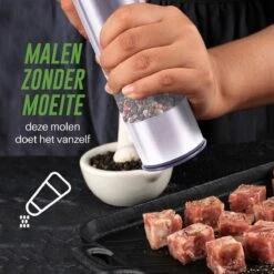 Peper En Zoutmolen Set - Elektrisch - Pepermolen - Zoutmolen - Set Van 2 Stuks -Kookgerei Koning Verkoop 1200x1200 2431