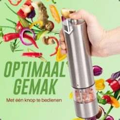 Peper En Zoutmolen Set - Elektrisch - Pepermolen - Zoutmolen - Set Van 2 Stuks -Kookgerei Koning Verkoop 1200x1200 2435