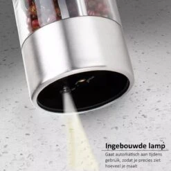 Pepermolen - Peper En Zoutmolen Set - Elektrisch - Inclusief Batterijen En Accessoires -Kookgerei Koning Verkoop 1200x1200 2443