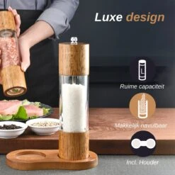 VAIVE Peper En Zoutmolen Set - Pepermolen -Kookgerei Koning Verkoop 1200x1200 2446
