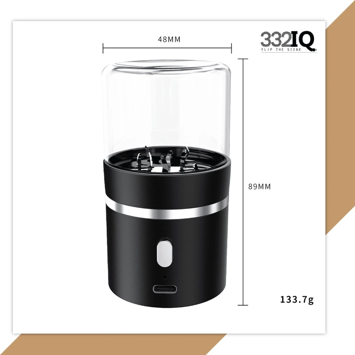 Luxe Elektrische Kruidenmolen - Metalen Grinder Voor Kruiden - Blender To Go - LTQ Vapor 5 Luxe Elektrische Kruidenmolen - Metalen Grinder Voor Kruiden - Blender To Go - LTQ Vapor - Afbeelding 5