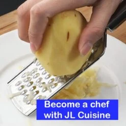 JL Cuisine Rasp - Handrasp - Citroenrasp - Kaasrasp - Gemberrasp - Knoflookrasp - Brede Rasp - RVS Rasp - Groenterasp - Keukenrasp 12 JL Cuisine Rasp - Handrasp - Citroenrasp - Kaasrasp - Gemberrasp - Knoflookrasp - Brede Rasp - RVS Rasp - Groenterasp - Keukenrasp -Kookgerei Koning Verkoop 1200x1200 2530