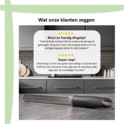 Handrasp - Kaasrasp - Citroenrasp - Knoflookrasp - Citrusrasp - Gemberrasp - Zester - Zesteur - Grater - RVS - Stainless Steel - Premium -Kookgerei Koning Verkoop 1200x1200 2545