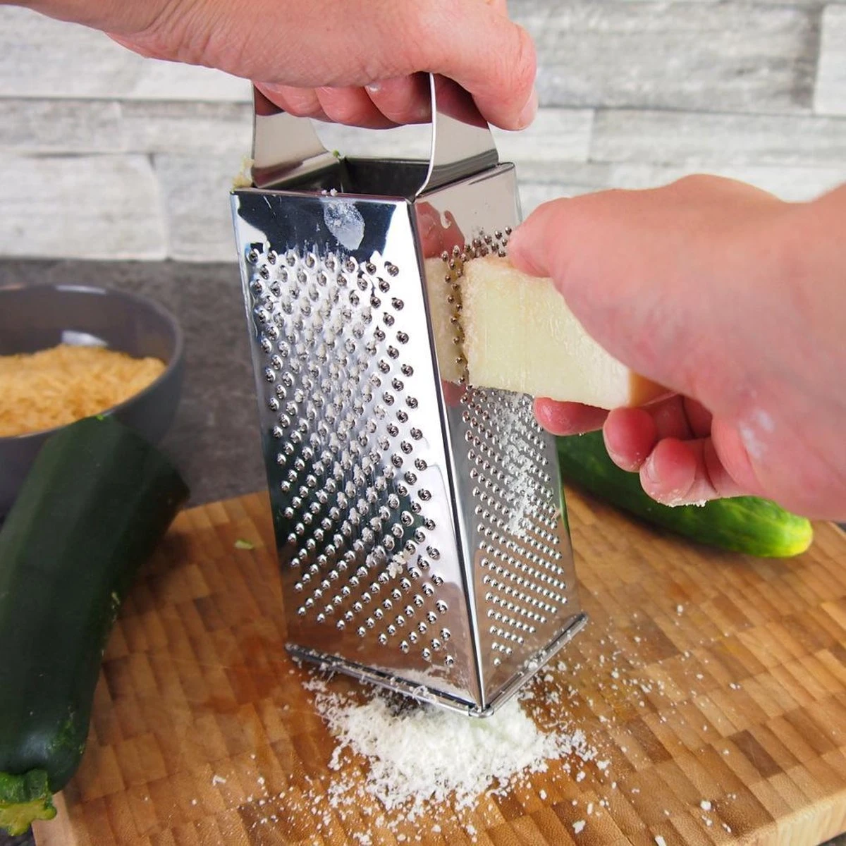 Vannons - Blokrasp - RVS - Zilver 9 Vannons - Blokrasp - RVS - Zilver - Afbeelding 9