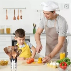 SensaHome - Luxe Teakhouten Keukengerei Set 10-delig - Hout -Kookgerei Koning Verkoop 1200x1200 2635