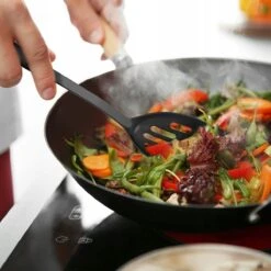 Merkloos Keukengerei Set - 6 Delig - Zwart - Kunststof - 31 Cm - Spatel - Soeplepel - Pollepel - Sauslepel - Schuimspaan - Pastalepel - Krasvrij - Keuken Accessoires - Uitzet Cadeau - Kookgerei -Kookgerei Koning Verkoop 1200x1200 2655