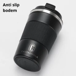 Castagnola Design RVS Koffiebeker To Go - Zwart - 380ml - Thermosbeker - Theebeker -Kookgerei Koning Verkoop 1200x1200 266