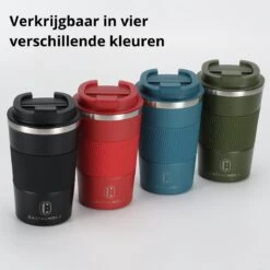 Castagnola Design RVS Koffiebeker To Go - Zwart - 380ml - Thermosbeker - Theebeker -Kookgerei Koning Verkoop 1200x1200 270