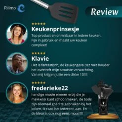 Keukengerei Set Met Houder - Kookgerei Set Spatel Pot - Keukengerei Keukenset - 15 Delige Zwart Rvs -Kookgerei Koning Verkoop 1200x1200 2750