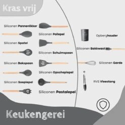 Proudproducts – Keukengerei Set – Kookgerei – Keukengerei – Siliconen – 12 - Delig – BPA Vrij 10 Proudproducts – Keukengerei Set – Kookgerei – Keukengerei – Siliconen – 12 - Delig – BPA Vrij -Kookgerei Koning Verkoop 1200x1200 2757