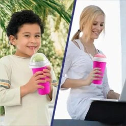 Summer Spark Slushy Maker - Slush Puppy Maker - IJscrusher - Slush Puppy Beker - Slushy Puppy Maker - Slush Puppy Machine - Slush Maker - Slushy Cup - Tiktok - Roze -Kookgerei Koning Verkoop 1200x1200 2774