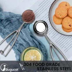 3 Stuks RVS IJsscoop – 3 Maten - 4/5/6 Cm - Met Trigger – IJsscoop - Ijsschep - Ijsjes Scheppen - Ijsboltang - Bolletjeslepel / Portioneerlepel - Scoop Voor Ijs, Fruit, Aardappelpuree -Kookgerei Koning Verkoop 1200x1200 2779