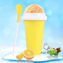 Summer Spark Slushy Maker - Slush Puppy Maker - IJscrusher - Slush Puppy Beker - Slushy Puppy Maker - Slush Maker - Slushy Cup - Tiktok - Geel -Kookgerei Koning Verkoop 1200x1200 2822