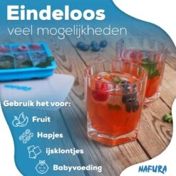 Nafura® Siliconen IJsblokjesvorm Met Deksel (4 Stuks) – IJsvormpjes Maker – IJsklontjes Vorm - Herbruikbaar – BPA Vrij - Vierkant 13 Nafura® Siliconen IJsblokjesvorm Met Deksel (4 Stuks) – IJsvormpjes Maker – IJsklontjes Vorm - Herbruikbaar – BPA Vrij - Vierkant -Kookgerei Koning Verkoop 1200x1200 2862