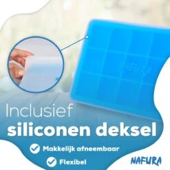 Nafura® Siliconen IJsblokjesvorm Met Deksel (4 Stuks) – IJsvormpjes Maker – IJsklontjes Vorm - Herbruikbaar – BPA Vrij - Vierkant 15 Nafura® Siliconen IJsblokjesvorm Met Deksel (4 Stuks) – IJsvormpjes Maker – IJsklontjes Vorm - Herbruikbaar – BPA Vrij - Vierkant -Kookgerei Koning Verkoop 1200x1200 2864