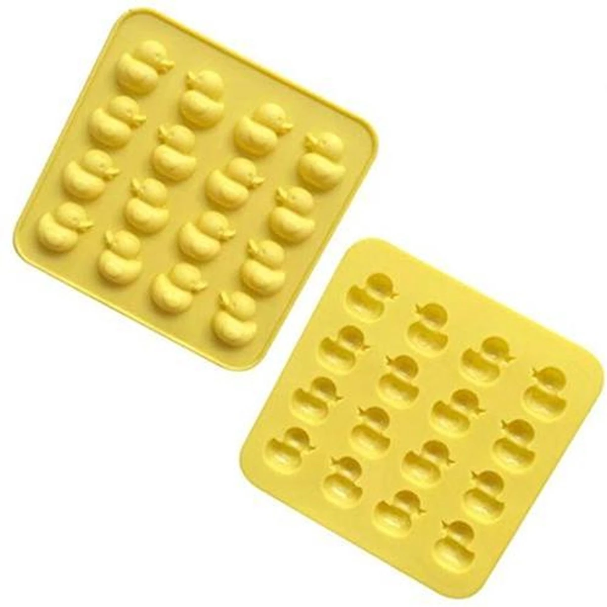 Merkloos Eendjes Vorm Voor Ijs - Chocolade - Zeep Of Krijg - Ducky Geel - Mal - Holy Moldy 1 Merkloos Eendjes Vorm Voor Ijs - Chocolade - Zeep Of Krijg - Ducky Geel - Mal - Holy Moldy