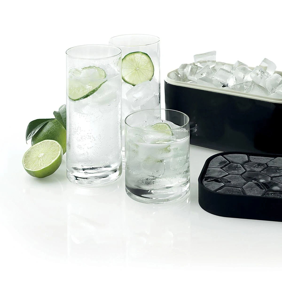 Lekue Ice Box Ijsblokjes Maken En Bewaren – Zwart - 116 X 125 X 225 Mm 2 Lekue Ice Box Ijsblokjes Maken En Bewaren – Zwart - 116 X 125 X 225 Mm - Afbeelding 2