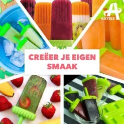 Axties - IJslolly Vormen - Siliconen - Multicolor - 6 Stuks -Kookgerei Koning Verkoop 1200x1200 2914