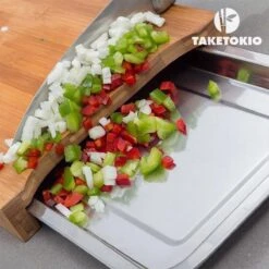 Excellent Houseware Bamboe Snijplank - Met Opvangbak -Kookgerei Koning Verkoop 1200x1200 2924