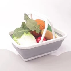 Snijplank - 3 In 1 - Wasbak - Spoelbak - Opvouwbare Afwasteil - Afwasbak - Opbergbak -Kookgerei Koning Verkoop 1200x1200 2945