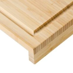 Zindoo Bamboe Snijplank Met Saprand - Werkblad - Aanrecht Snijplank - Bamboo Werkblad - Rand Voor Stabiliteit - Broodplank - FSC Bamboe - Duurzaam Hout - ZIN-BCB-01 -Kookgerei Koning Verkoop 1200x1200 2961